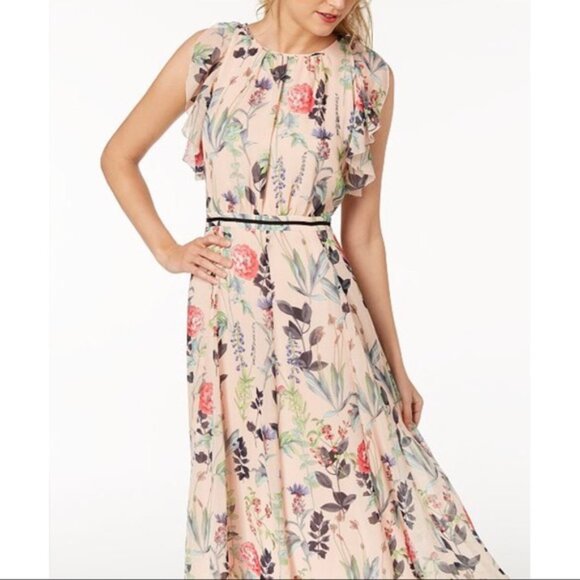 Tommy Hilfiger Floral Print Maxi Dress NEW - Picture 1 of 11
